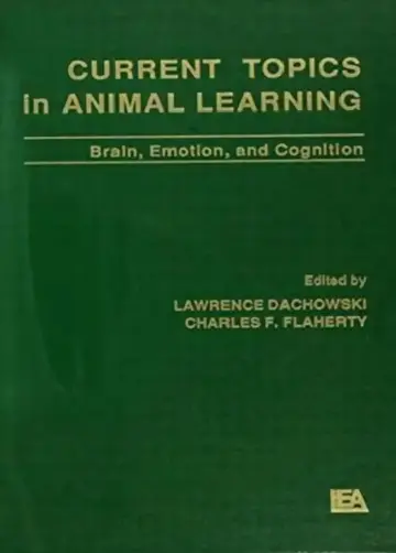 Cover of Current Topics in Animal Learning