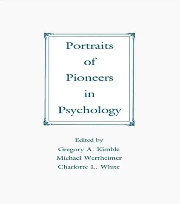 Cover of Portraits of Pioneers in Psychology