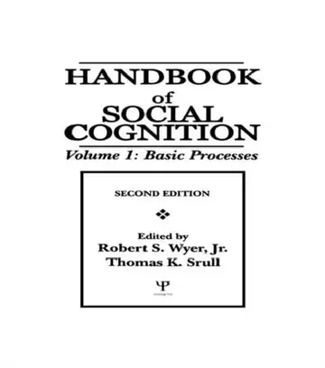Cover of Handbook of Social Cognition