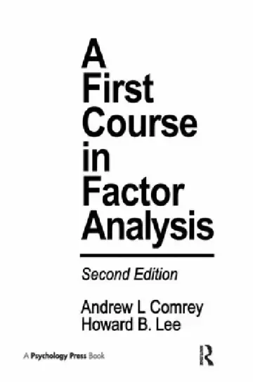 Cover of A First Course in Factor Analysis