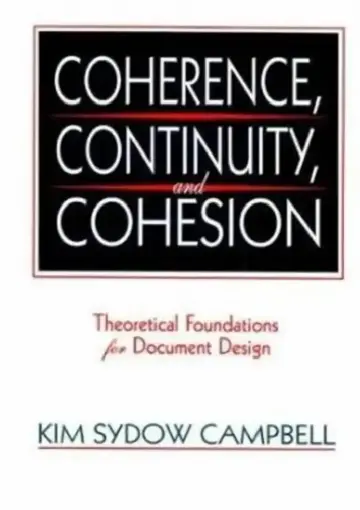 Cover of Coherence, Continuity, and Cohesion
