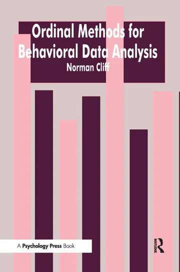 Cover of Ordinal Methods for Behavioral Data Analysis