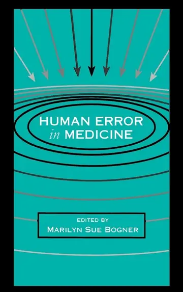 Cover of Human Error in Medicine