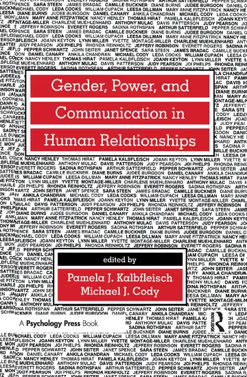 Cover of Gender, Power, and Communication in Human Relationships
