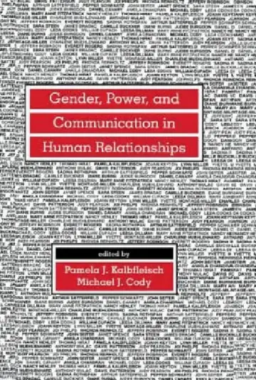 Cover of Gender, Power, and Communication in Human Relationships
