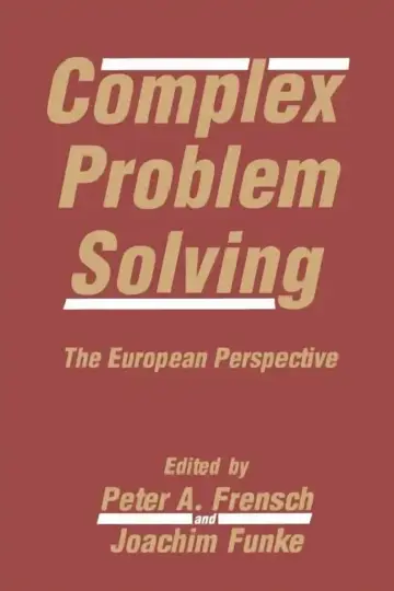 Cover of Complex Problem Solving
