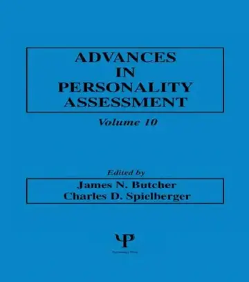 Cover of Advances in Personality Assessment