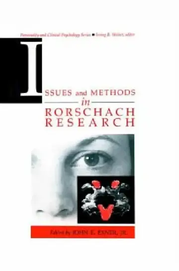 Cover of Issues and Methods in Rorschach Research