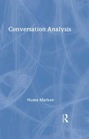 Cover of Conversation Analysis