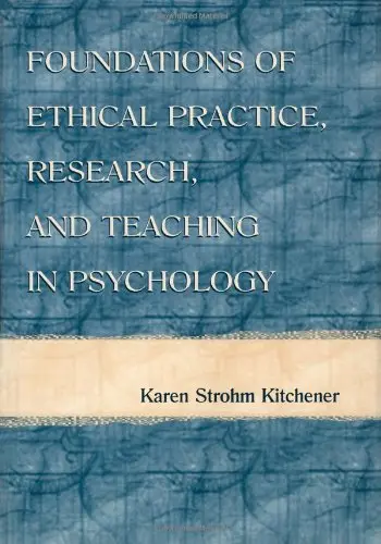 Cover of Foundations of Ethical Practice, Research, and Teaching in Psychology and Counseling