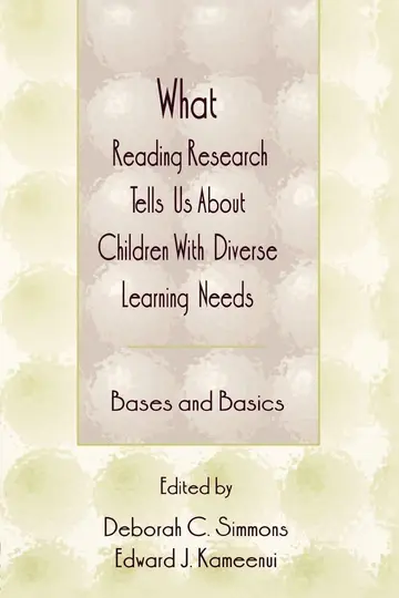 Cover of What Reading Research Tells Us About Children with Diverse Learning Needs