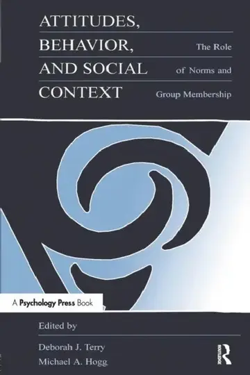 Cover of Attitudes, Behavior, and Social Context