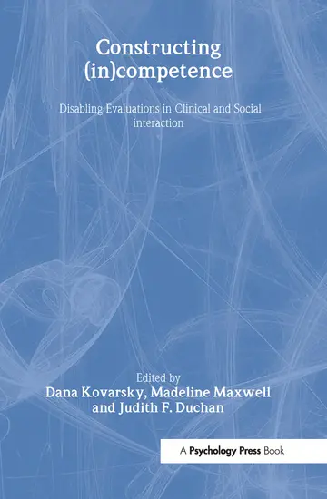 Cover of Constructing (in)competence