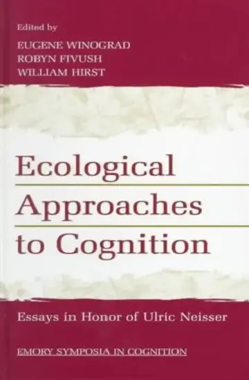 Cover of Ecological Approaches to Cognition
