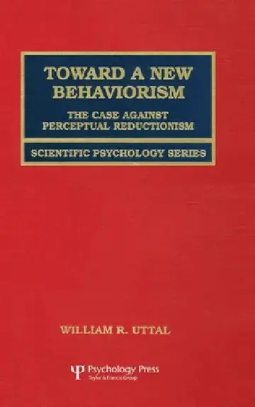 Cover of Toward A New Behaviorism
