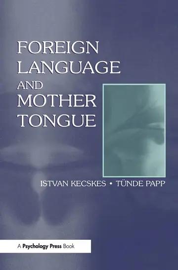 Cover of Foreign Language and Mother Tongue