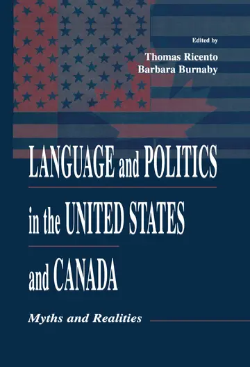 Cover of Language and Politics in the United States and Canada
