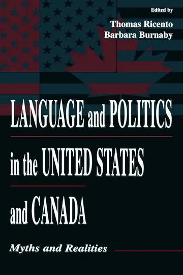 Cover of Language and Politics in the United States and Canada