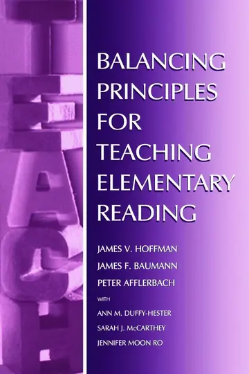 Cover of Balancing Principles for Teaching Elementary Reading