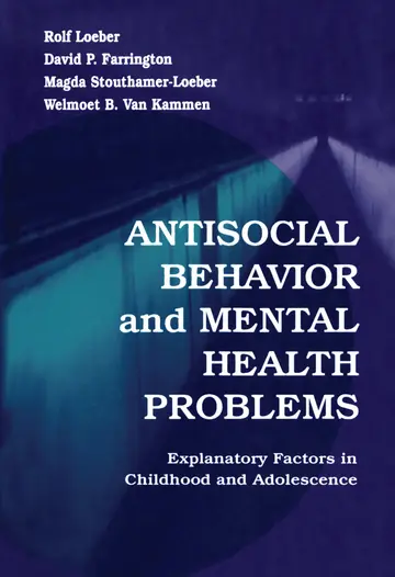 Cover of Antisocial Behavior and Mental Health Problems
