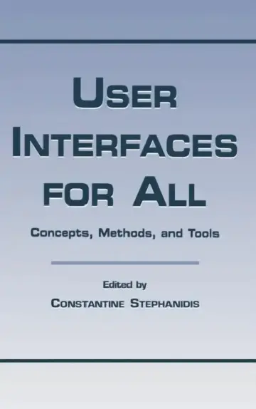 Cover of User Interfaces for All