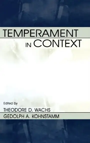 Cover of Temperament in Context