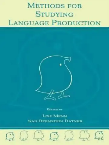 Cover of Methods for Studying Language Production