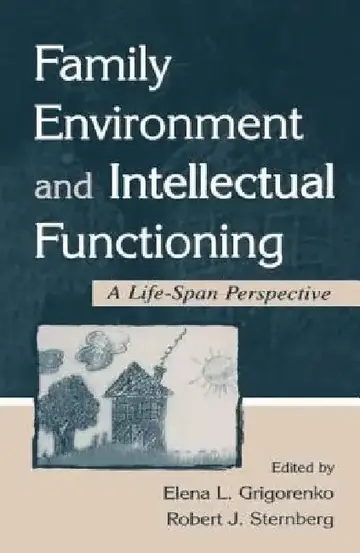 Cover of Family Environment and Intellectual Functioning