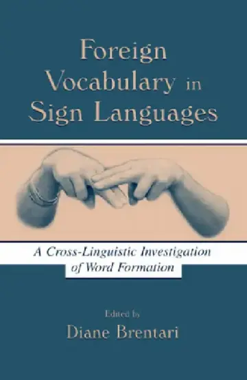 Cover of Foreign Vocabulary in Sign Languages
