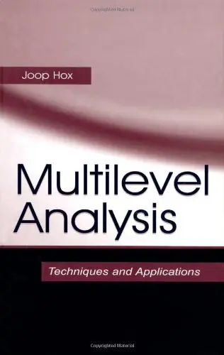 Cover of Multilevel Analysis