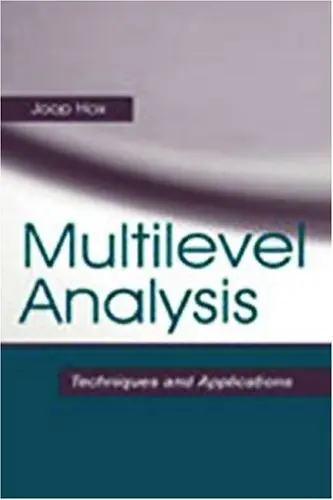 Cover of Multilevel Analysis