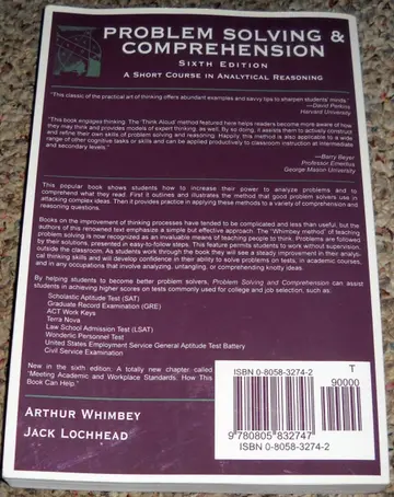 Cover of Problem Solving & Comprehension