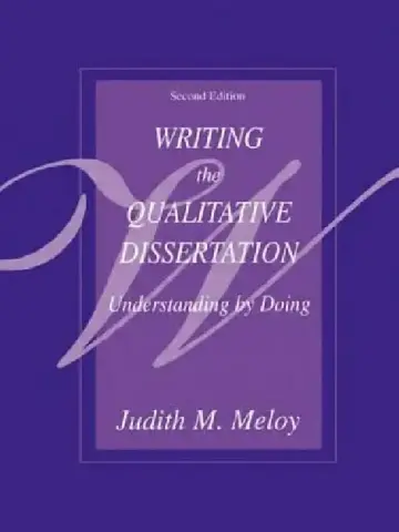 Cover of Writing the Qualitative Dissertation
