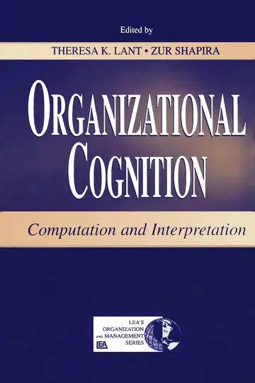 Cover of Organizational Cogition