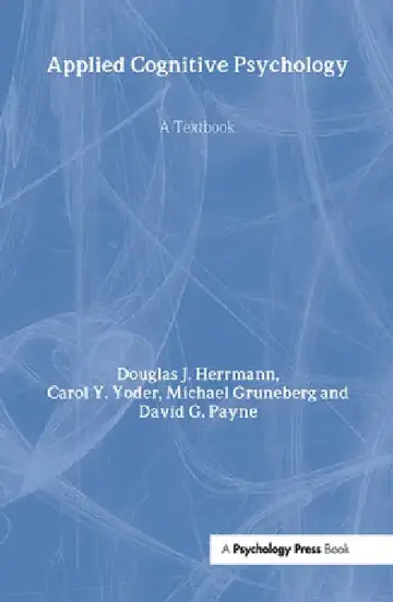 Cover of Applied Cognitive Psychology