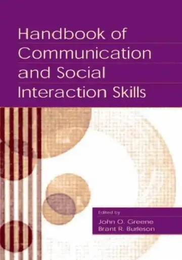 Cover of Handbook of Communication and Social Interaction Skills