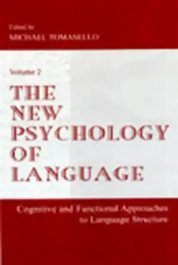 Cover of The New Psychology of Language