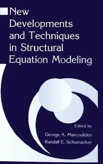Cover of New Developments and Techniques in Structural Equation Modeling