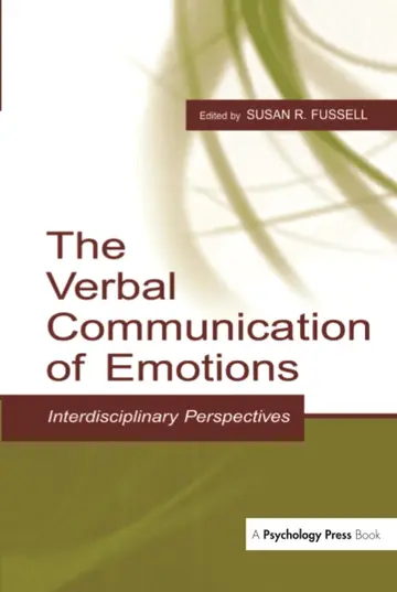 Cover of The Verbal Communication of Emotions