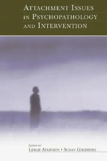 Cover of Attachment Issues in Psychopathology and Intervention