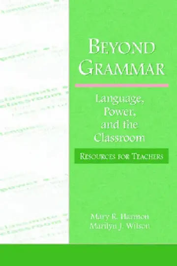 Cover of Beyond Grammar