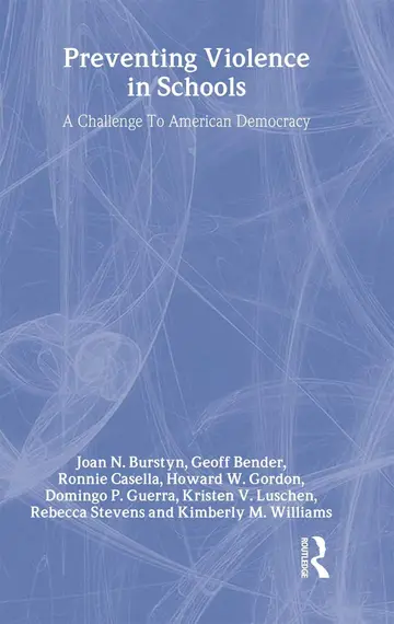 Cover of Preventing Violence in Schools