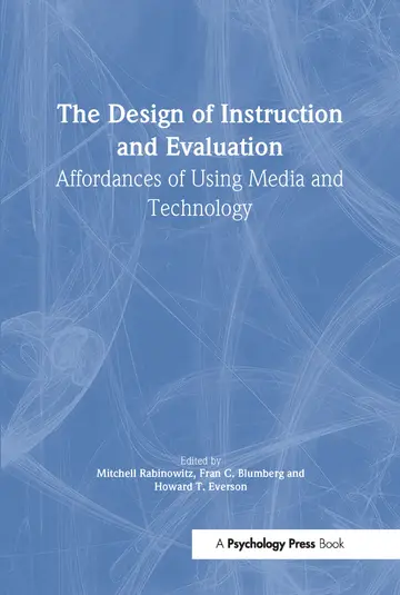 Cover of The Design of Instruction and Evaluation