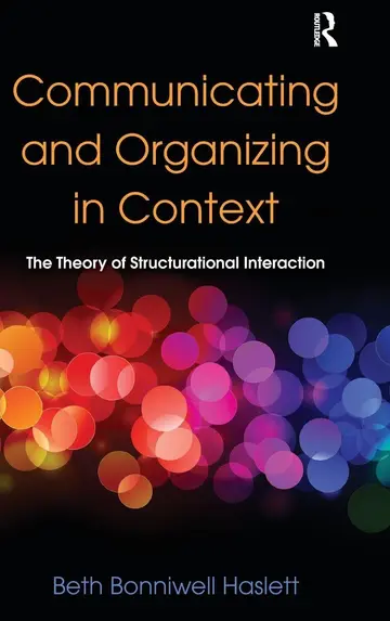 Cover of Communicating and Organizing in Context