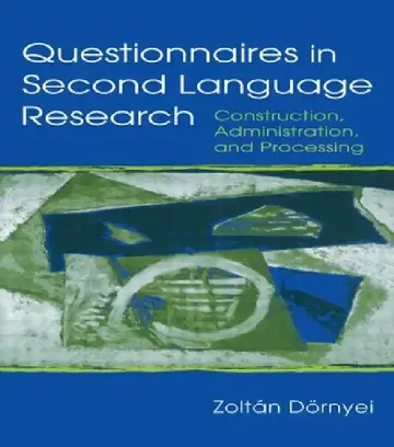 Cover of Questionnaires in Second Language Research