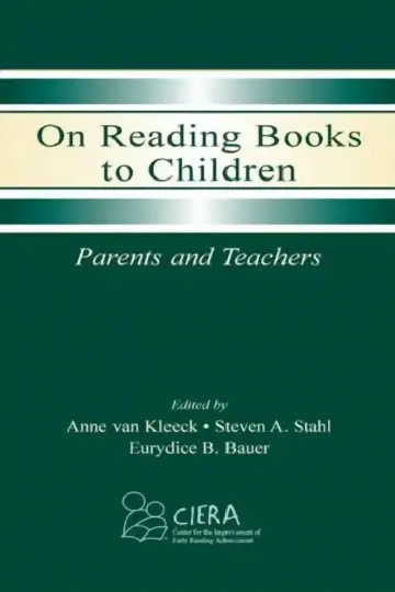 Cover of On Reading Books to Children