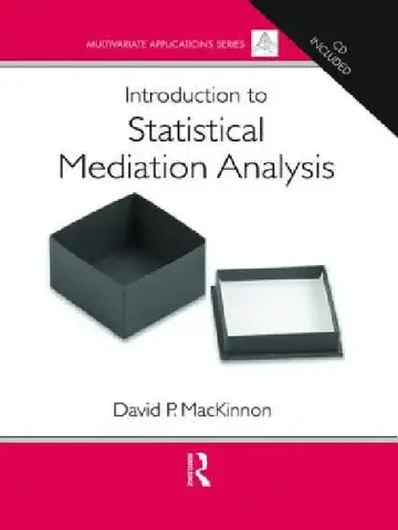 Cover of Introduction to Statistical Mediation Analysis [With CDROM]
