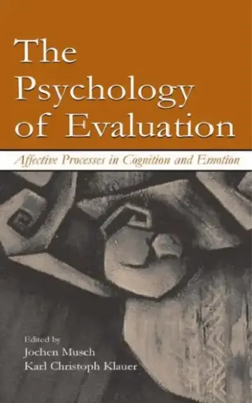Cover of The Psychology of Evaluation