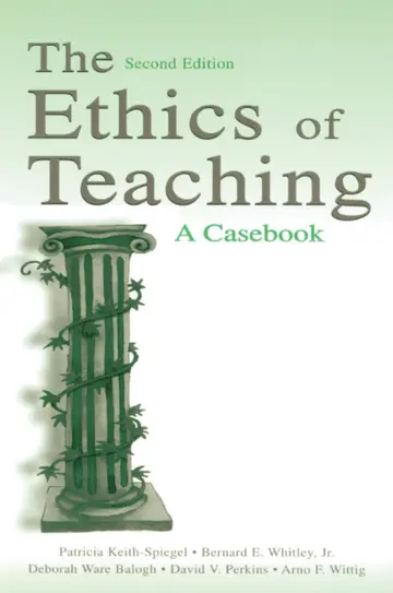 Cover of The Ethics of Teaching