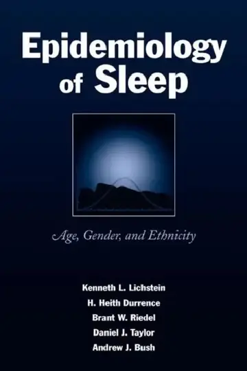 Cover of Epidemiology of Sleep